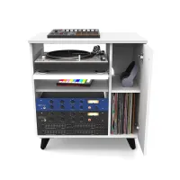 Glorious modular side rack white  стойка для стола аранжировщика