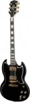 GIBSON SG CUSTOM 2-PICKUP W/ EBONY FINGERBOARD GLOSS электрогитара, цвет черный, в комплекте кейс