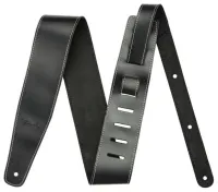 FENDER BROKEN-IN LEATHER STRAP BLACK 2.5' Ремень для гитары кожаный, длина 2.5', цвет черный