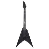 Solar Guitars V1.6C  электрогитара, цвет черный матовый, чехол в комплекте