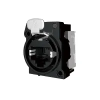 Seetronic SE8FAH-C6 Разъем RJ45 панельный, CAT6, PoE++, горизонтальное крепление на печатную плату, пластиковая панель, система блокировки с защелкой, совместим с корпусами SE8MC-1-NEW и SE8MC-02-NEW или любого стандартного разъема RJ45, для панелей толщи