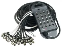 PROEL TN1604 Мультикабель 16 входов XLR, 4 выхода XLR, коммутационный бокс, длина: 20м.