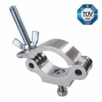 KCP-850, хомут SLIM HALF TYPE COUPLER, для труб D 48-60 мм, нагрузка 170 кг, цвет серебристый, KUPO -