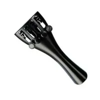 Струнодержатель для скрипки ANTONIO LAVAZZA ATP1 размер 1/8, алюминиевый, цвет - чёрный, в комплект входит жилка и 4 машинки