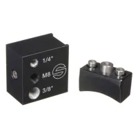 Accessory mount with 1/4 in, M8, 3/8 in tap holes крепление Sachtler