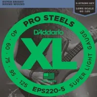 D`addario eps220  струны для бас-гитары pro steesl 40-95, super light