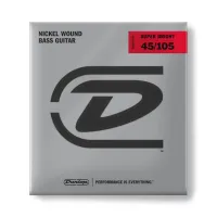 DBSBN45105 Super Bright Комплект струн для бас-гитары, никелированные, Medium, 45-105, Dunlop