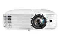 Проектор Optoma [EH412STx] (Full3D),DLP, Full HD(1920*1080),4000 ANSI Lm,50 000:1; TR 0.49:1;HDMI 2.0 x1; HDMI 1,4+MHL x1; AudioOut; USB-A  1,5 A; RS232;10W x1; 26dB; 3,37 кг; белый (E9PD7FN02EZ1)