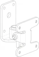 MARTIN AUDIO WB10/12W Крепление на стену для CDD10/CDD12/X10/12, белый