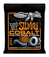 Ernie Ball 2733 струны для бас-гитары Cobalt Bass Hybrid Slinky (45-65-85-105) обмотка кобальт