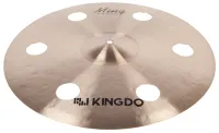 KINGDO 17" MING O-ZONE CRASH Тарелка крэш 17", B20, средней толщины, традиционная отделка, теплый и насыщенный тембр