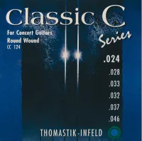 CC124 Classic C Комплект струн для классической гитары, 24-46, Thomastik