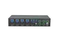 [ss-us41] презентационный коммутатор digis, 4х1 hdmi 2.0 (18гб/с), usb 3.0, 4k 60гц 4:4:4 (hdr), де-эмбеддер (3,5 мм), + 4 громета, rs232