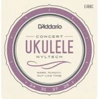 D`addario ej88c  струны для укулеле концерт, серия nyltech, 24-31-37-26