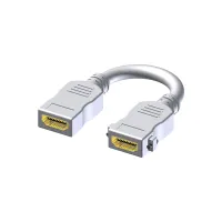 Procab BSP602/W- Кабель-переходник HDMI 19-pin (розетка-розетка), белый
