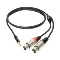 Klotz KY8-300 Стерео Y-кабель с разъемами Mini-jack/2x XLR F, длина 3 метра, цвет черный