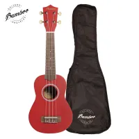 Bamboo bu-21ln cor sale  estudio series укулеле сопрано с чехлом, цвет красный