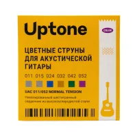 UPTONE Standard UAC 011/052 струны цветные для акустической гитары. Сердечник из высокоуглеродистой стали. Цветная бронза.