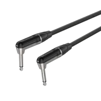 ROXTONE DGJJ130/0,3 Кабель инструментальный, 6,3mm угловой mono JACK (RJ2RP-NN) угловой - 6,3mm угловой mono JACK (RJ2RP-NN) угловой, 0.3м