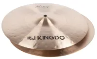 KINGDO 13" MING HI-HAT -Тарелки хай-хет 13" (пара), B20, средней толщины, традиционная отделка, теплый и насыщенный тембр