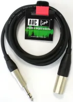 AVCLINK CABLE-957/5-Black Кабель аудио JACK stereo - XLR штекер, 5 м. (C301, NP3X, NC3MXX)