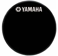 YAMAHA SH22250BL 22'' пластик передний чёрный с вырезом по центру и лого Yamaha