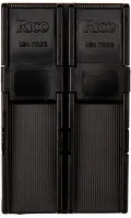Box for reeds Rico Reedgard RGRD4ASCL - Plastic box for 4 clarinet or alto saxophone reeds. Black color