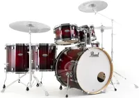 PEARL DMP926SP/C261 - (DMP925SP/CA261, DMP925SP/CB261, DMP1414F/C261) - барабанная установка серии Decade Maple из 6-ти барабанов (2218B/1007T/1208T/1616F/1414F/1455S), цвет 261 - Gloss Deep Red Burst