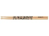 TAMA 5A-S барабанные палочки Sticks of Doom, японский дуб, рисунок черепа с костями, наконечник овальный деревянный
