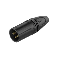 ROXTONE RX3M-BG (old packing) (discontinued) см. RX3M-BG Разъем cannon кабельный папа 3-х контактный, цвет: Черный. 1шт/PE bag, 20шт. в коробке (22х17х5,5см.), 20 коробок в мастер упаковке (46х36х30см.)