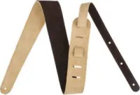 FENDER 2' Suede Strap Brown/Tan Reversible гитарный ремень двухстороний, замша, цвет коричневый