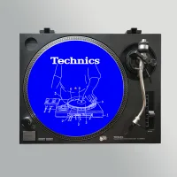 Stereo Slipmats Technics Scheme Blue 3мм - Слипматы