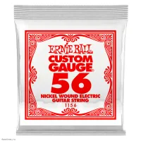 ERNIE BALL 1156 Nickel Wound .056 - Струна одиночная для электрогитары
