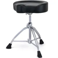 Mapex T855 Стул с седлообразным виниловым сиденьем, ось с резьбой, двойные ножки