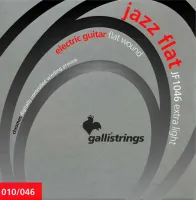 (010-046) GALLI STRINGS JF1046 - струны для электрогитары, серия jazz flat, натяжение extra light