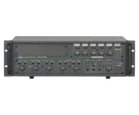 JEDIA JPA-1360B Микшер-усилитель  360 Вт\100В, 5 микр.\лин. + телеф. вход, блок сирен, селектор 5 зон с аттенюаторами, функция приоритетов, аварийный режим включения, возможность установки CD, тюнера, касс. деки, цифр. блока сообщений, Дистанционное управ