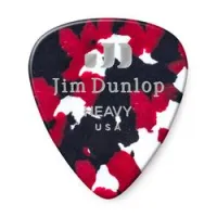 Dunlop 483p06hv celluloid confetti heavy 12pack  медиаторы, жесткие, 12 шт.