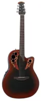OVATION CE44-RRB Celebrity Elite Mid Cutaway Reversed Redburst электроакустическая гитара (Китай)