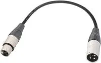 Cordial CFM 0,5 FM микрофонный кабель XLR female/XLR male, 0,5 м, черный