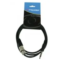 DreamSound CM-15 DS адаптер mini XLR (4пин) - > 1/4'' Jack моно гнездо, корпус пластик