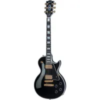 GIBSON CUSTOM LES PAUL CUSTOM EBONY LIMITED RUN 2017 - Электрогитара