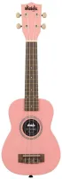 KALA UK-FLAMINGO укулеле, форма корпуса - сопрано, цвет - розовый, корпус - тополь, гриф - сосна, накладка грифа - орех, 12 ладо