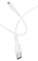 00-00028376 Кабель GP21TL Type-C (m)-Lightning (m) 3.0A 27W силикон белый, GoPower