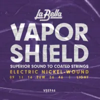 VSE946 Vapor Shield Комплект струн для электрогитары, никелированные, Light, 9-46, La Bella