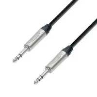 Adam hall k5bvv0150 - кабель аудио neutrik trs 6.3 mm stereo - trs 6.3 mm stereo, 2 x 0.22 мм2, 1.5 м, черный