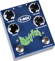 T-REX Whirly Verb Педаль эффектов Reverb для гитары (Volume, Reverb, Modulation, Decay)