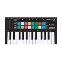Novation launchkey mini mk3  контроллер, 25 клавиш, 16 полноцветных чувствительных к силе нажатия пэ