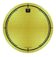 WILLIAMS WSKV-YL - наклейка на бас-бочку, для одиночной педали, желтая