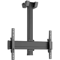 Vogels C0864 Black- Комплект потолочного крепления для дисплея диагональю 39–65'', длина штанги 800 мм, макс. нагрузка 80 кг