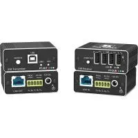 Kramer [pt-2ut/r] передатчик и приемник сигналов usb 2.0 и rs−232 по витой паре hdbaset
